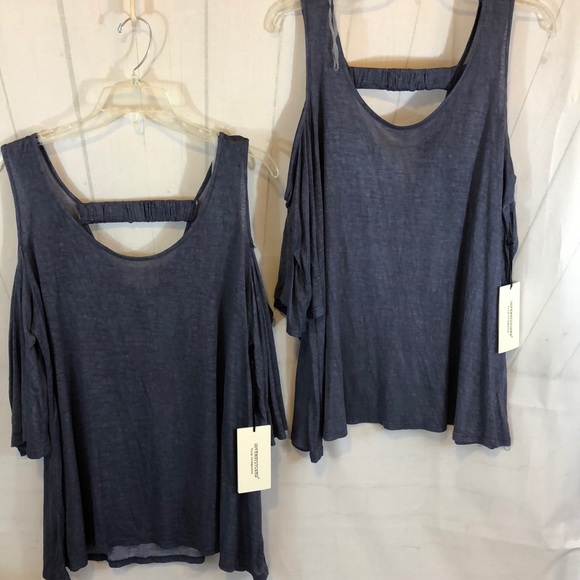 NWT Cold Shoulder indigo Blue - Picture 2 of 2